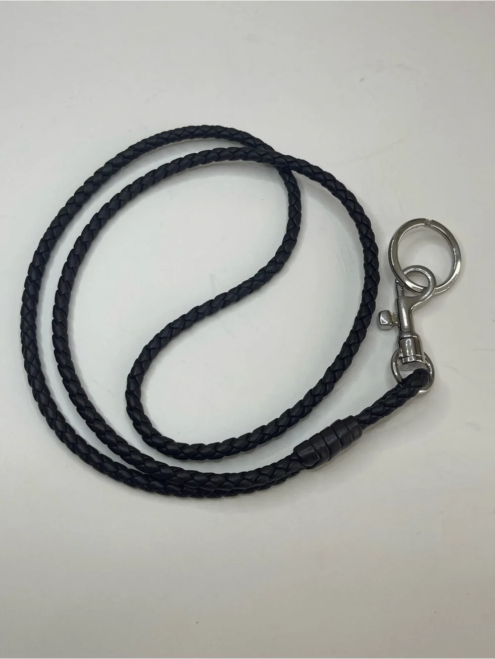 Bottega Veneta Intrecciato leather lanyard